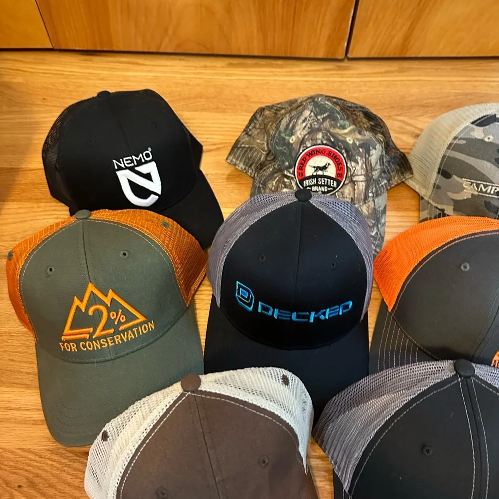 Bundle of 11 Mens hats all NEW or like new Outdoor Brands - Picture 3 of 4